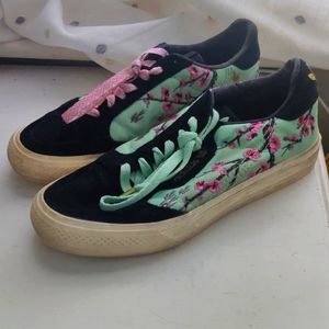 Adidas × AriZona Iced Tea Continental Vulc Green Tea Black Sneakers 7.5